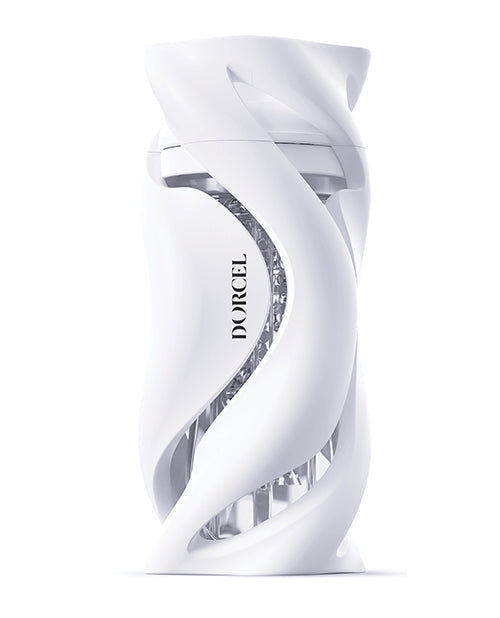 Dorcel Deep Blow Masturbator White Ergonomic Case Ultra Elastic Sleeve