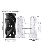 Dorcel Deep Blow Masturbator Black Manual Sleeve Case