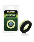 Glow in the Dark Big O Ring Silicone Penis Ring Black Green