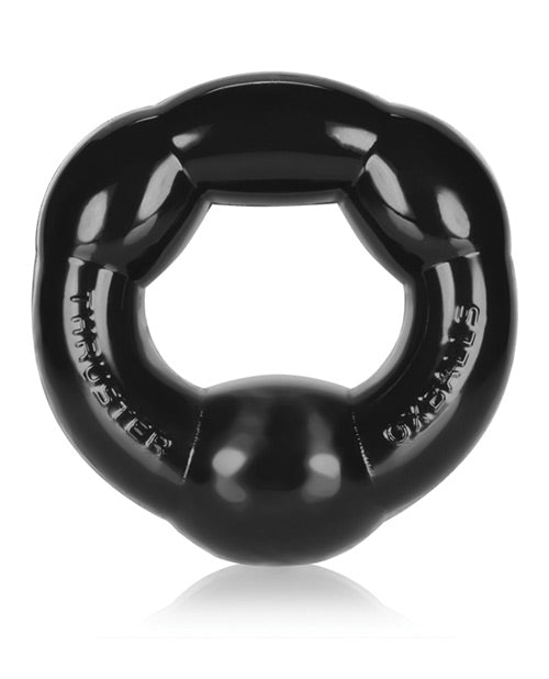Cockring Thruster FLEXtpr Black for Beefier Bulge and Longer Erections