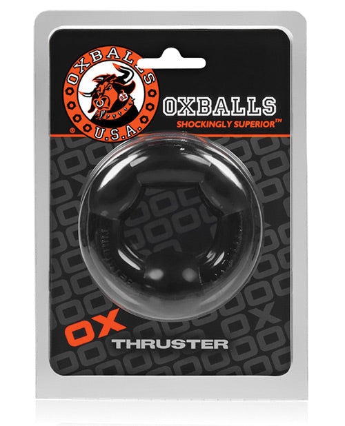 Cockring Thruster FLEXtpr Black for Beefier Bulge and Longer Erections