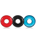 Oxballs Ringer Donut 1 Jelly Cock Ring 3 Pack Multicolor
