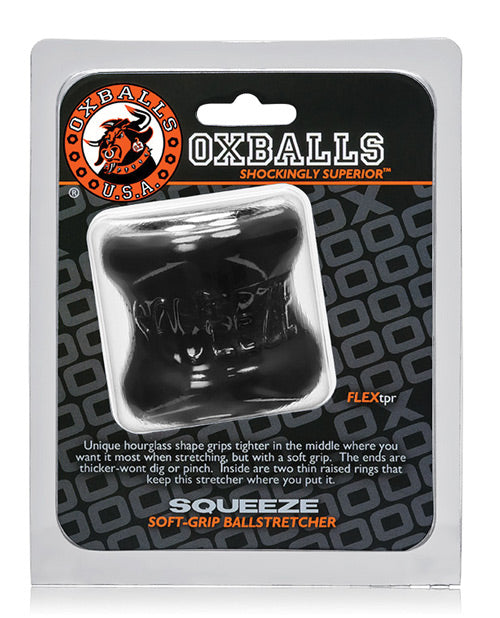 Squeeze Ball Stretcher Black Oxballs Soft Pliable Grip for Secure Stretch