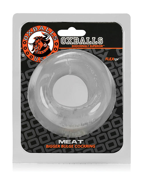 Oxballs Meat Padded Cock Ring Clear Bulge Enhancing