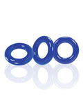 Willy Rings Pack 3 Cock Rings Blue Flextpr Durable