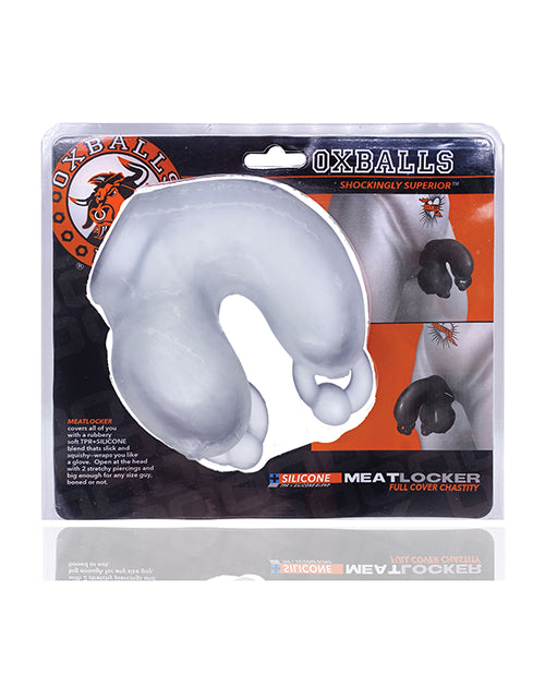 Meatlocker Chastity Device Clear Plus Silicone Blend