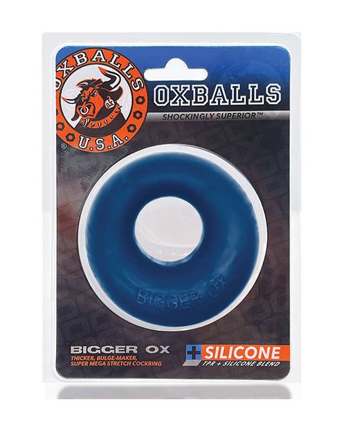 Oxballs Bigger Ox Padded Silicone Cockring Space Blue Ice