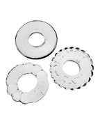 Bonemaker 3-Pack Cockring Kit Clear Large Do-Nut 6-Pack