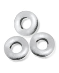 Oxballs Fat Willy 3 Pack Jumbo Cock Rings Clear Non Roll