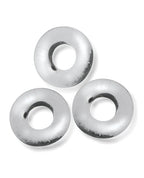 Oxballs Fat Willy 3 Pack Jumbo Cock Rings Clear Non Roll