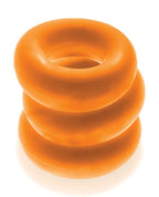 Fat Willy Cock Rings 3 Pack Jumbo Orange Max Grip Design