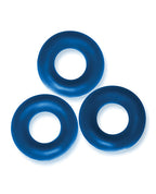 Fat Willy 3 Pack Jumbo Cock Rings Non Roll Grip Space Blue