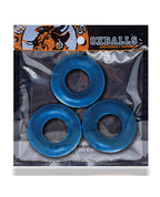 Fat Willy 3 Pack Jumbo Cock Rings Non Roll Grip Space Blue