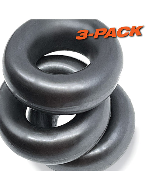 Fat Willy 3 Pack Jumbo Cock Rings Steel Non Roll High Grip