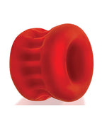 Oxballs UltraCore Ball Stretcher Axis Ring Red Ice Adjustable Fit