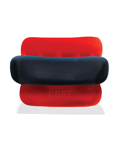 Oxballs UltraCore Ball Stretcher Axis Ring Red Ice Adjustable Fit