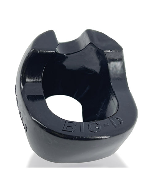 Cock Ring BIG D FlexTPR Black Thick D Shape Lift Base Pressure
