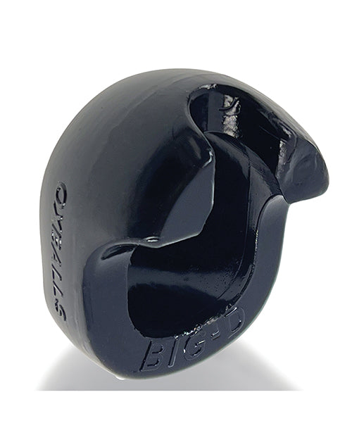 Cock Ring BIG D FlexTPR Black Thick D Shape Lift Base Pressure