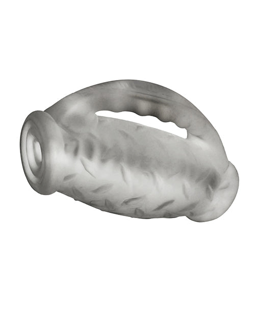 MasterJack Double Penetration Stroker 2 Hole Jo Clear Ice