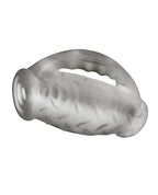 MasterJack Double Penetration Stroker 2 Hole Jo Clear Ice