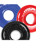 Ringer Max 3 Pack Cockrings Multi Color Set With Grip