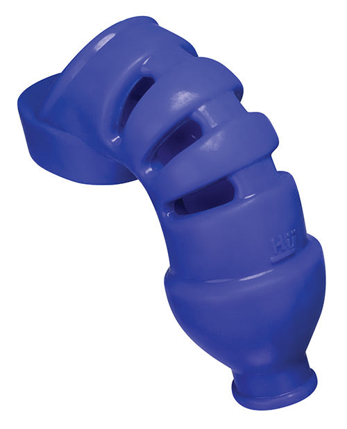 Lockdown Chastity Device Cobalt Adjustable Silicone Blend