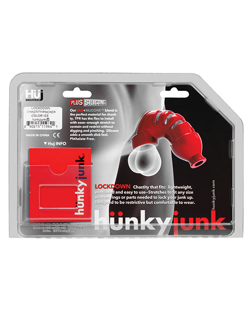 Lockdown Chastity Device Ice Body Safe Silicone Blend