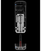 PDX Elite Milk Me Hotter Masturbator Black Automatic Thrusting Vibration Warmth