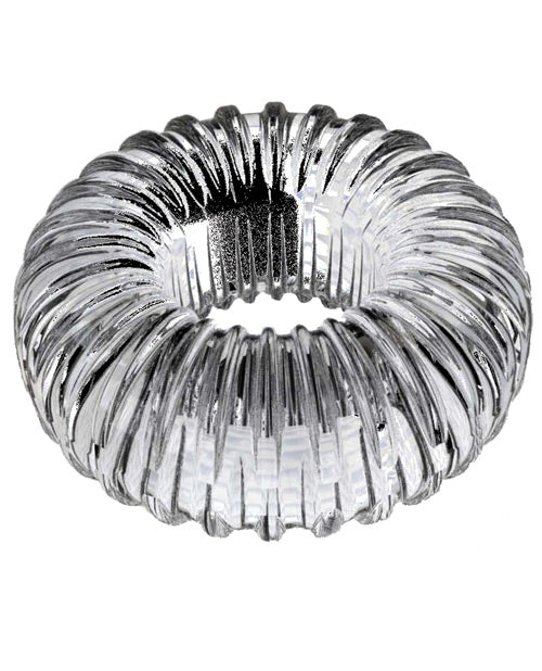 Ribbed Ring Clear Silicone TPR PF Blend Cock Ring Durable