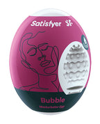 Satisfyer Masturbator Egg Bubble Cyber Skin Interior Violet