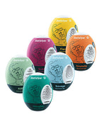 Masturbator Egg Set 6 Pieces Cyberskin Textures Assorted