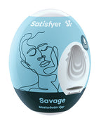 Satisfyer Masturbator Egg Savage Cyber Skin Exterior