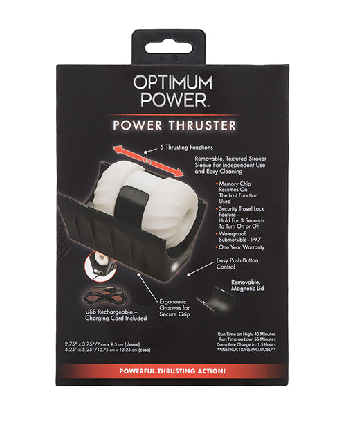 Power Thruster Masturbator With 5 Thrust Modes USB Rechargeable