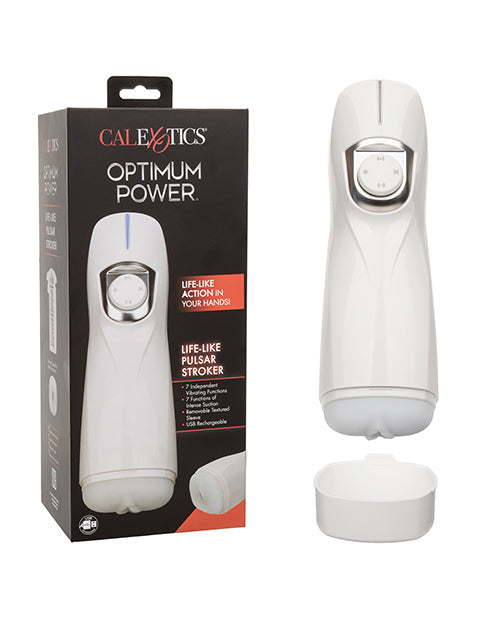 Pulsar Stroker Masturbator Dual Vibration Suction Rechargeable