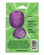 Pop Sock Textured Masturbator 2-Texture Reversible Purple