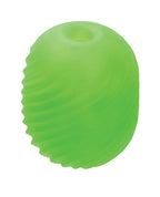 Textured Masturbator 2Texture Reversible Stroker Green