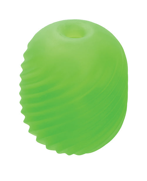 Textured Masturbator 2Texture Reversible Stroker Green