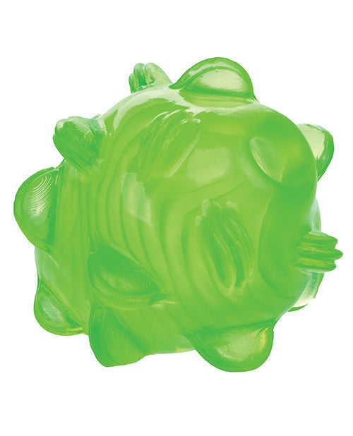 Textured Masturbator 2Texture Reversible Stroker Green