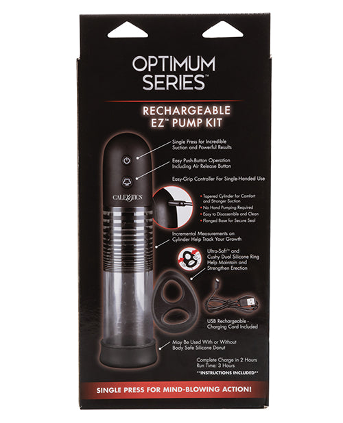 Optimum Series Rechargeable EZ Pump Kit Clear Automatic Suction