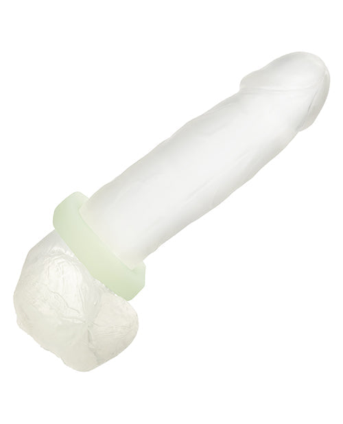 Liquid Silicone Prolong Glow in the Dark Sexagon Cock Ring
