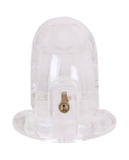 Chastity Cage ABS Plastic Brass Locking Device Secure