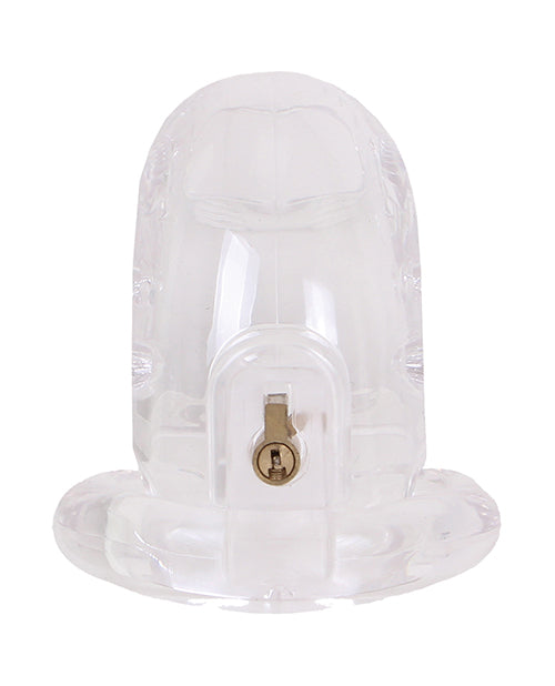 Chastity Cage ABS Plastic Brass Locking Device Secure