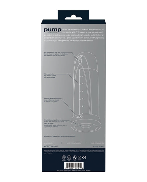 VeDO Vacuum Penis Pump Cordless Rechargeable Built In Battery