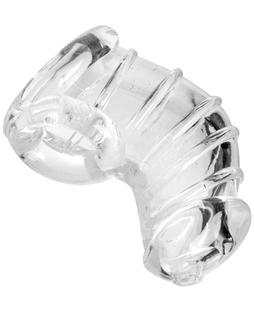 Detained Soft Body Chastity Cage Master Series Discreet Flexible Rubber