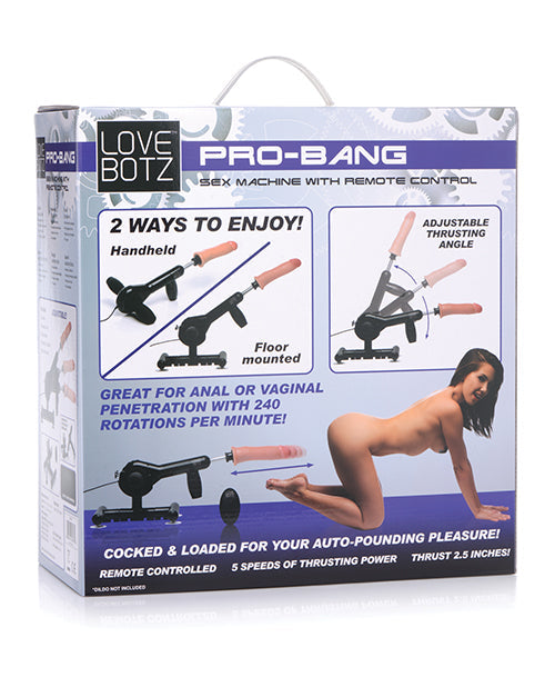 LoveBotz Pro Bang Sex Machine With Remote 5 Speeds Wall Mount