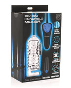 Milker Mini Handheld Milker Black High Performance Suction Vibration