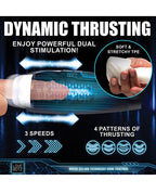 Milker Max Thrusting & Vibrating Masturbator - Black