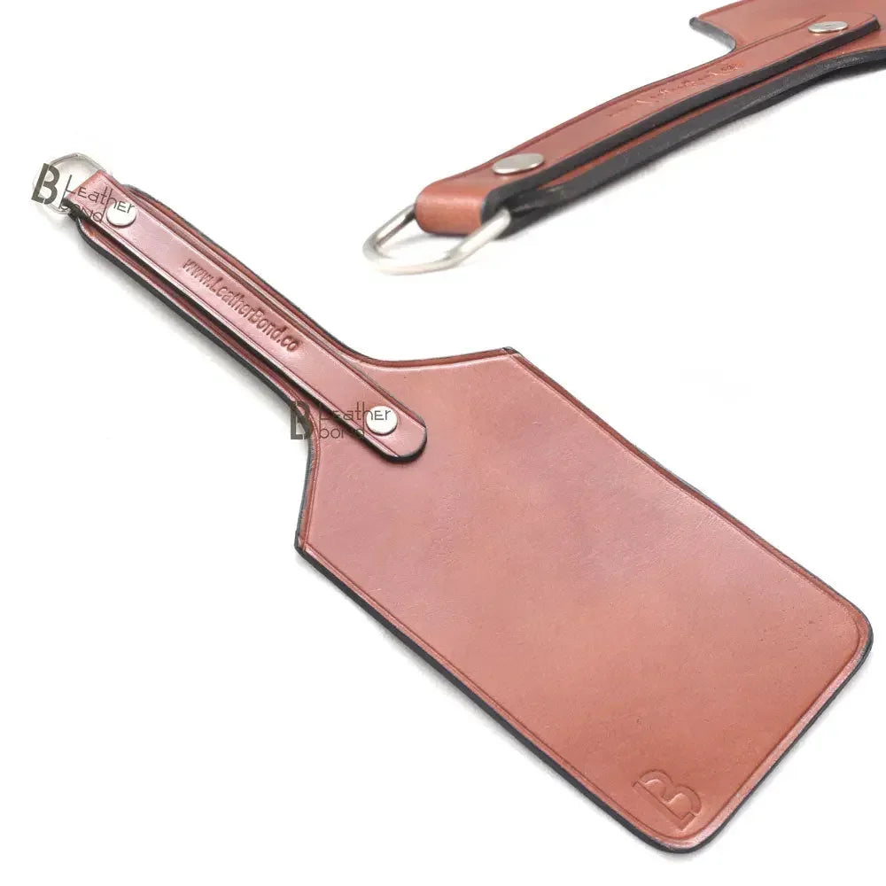 Cowhide Saddle Leather Spanking Paddle Lightweight Flexible