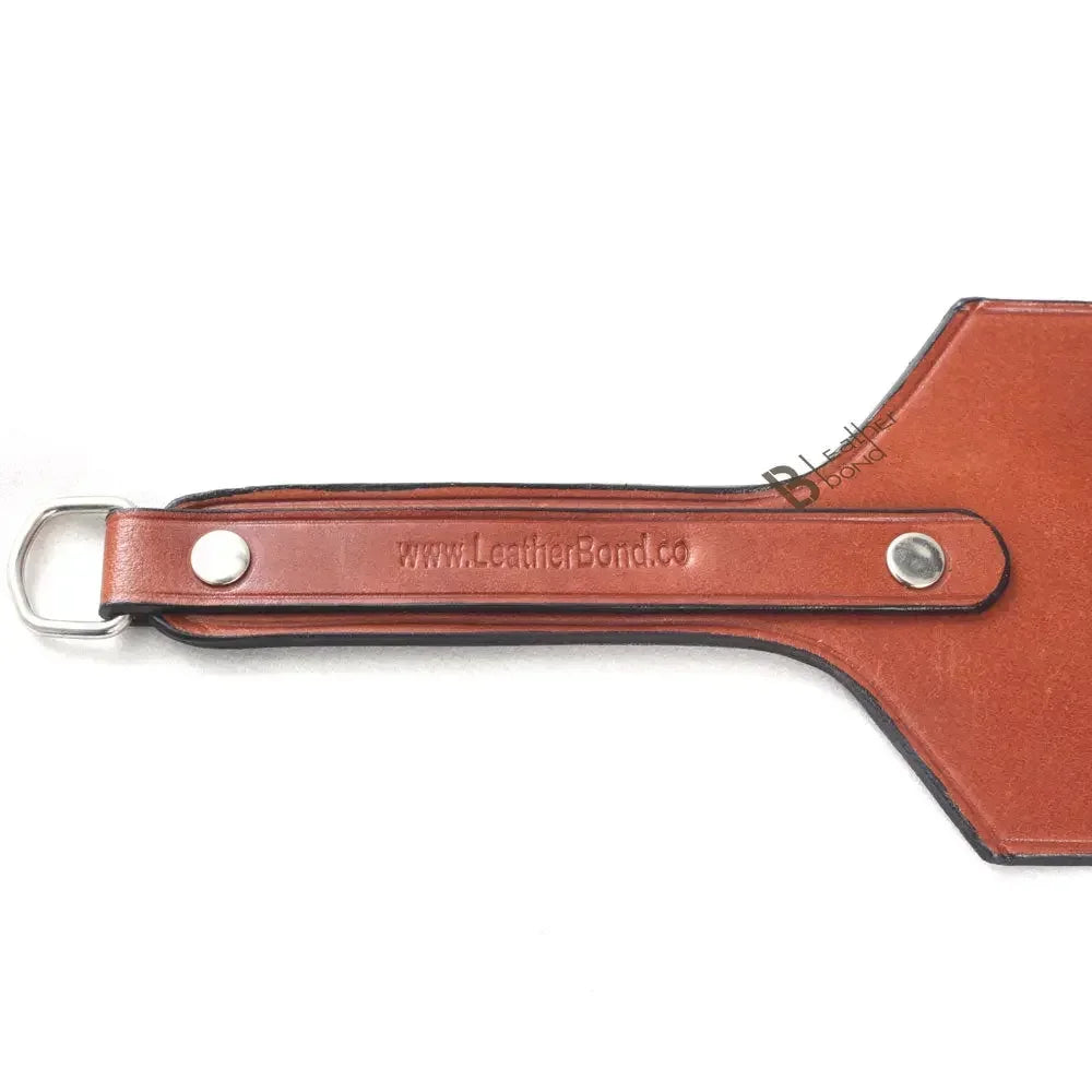 Cowhide Saddle Leather Spanking Paddle Lightweight Flexible