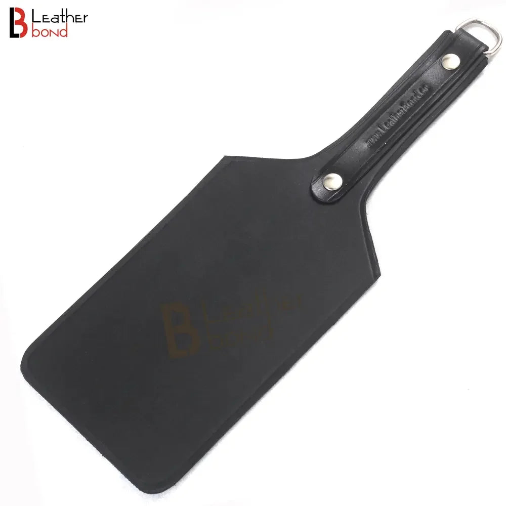 Real Cowhide Saddle Leather Spanking BDSM Paddle Slapper Lightweight Hand Made and Flexible